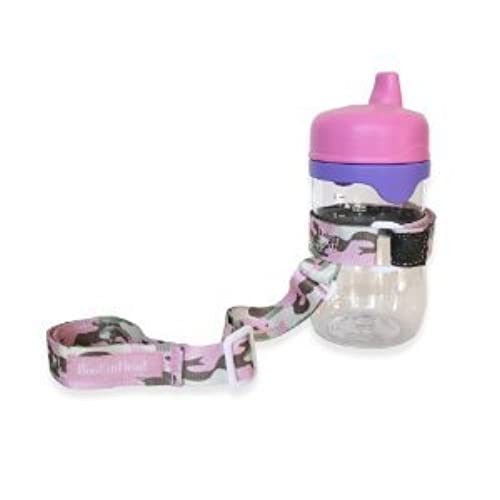 BooginHead SippiGrip Cup, Bottle, Toy Holder for Baby or Toddler - Pink Camo