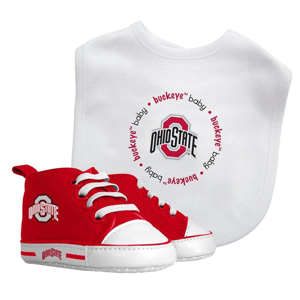 Baby Fanatic Bib and Pre-walker Set, Ohio State University Buckeyes