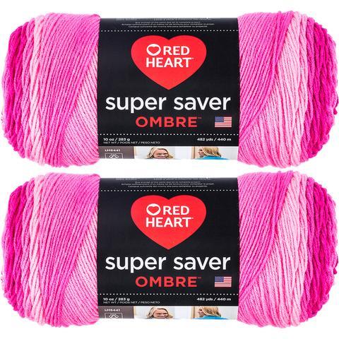 RED HEART Super Saver Yarn, 10 Ounce MultiPacks, Various Colors