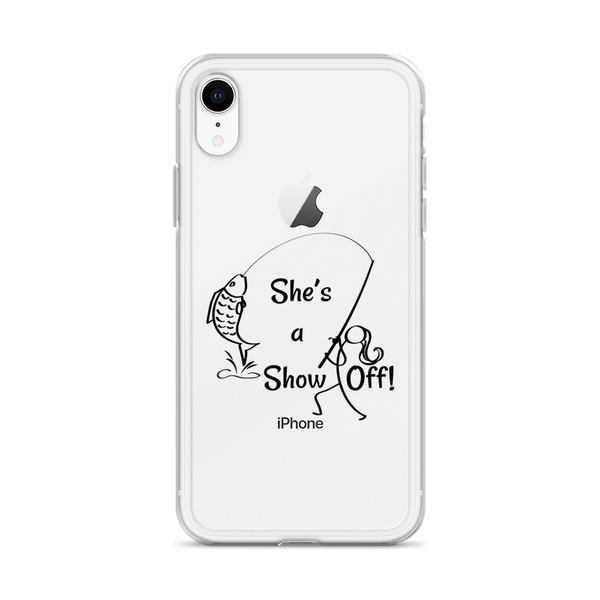 She's a Show Off, iPhone Case, X/XS, XS Max, XR_Black-Design