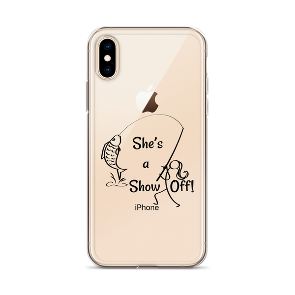 She's a Show Off, iPhone Case, X/XS, XS Max, XR_Black-Design