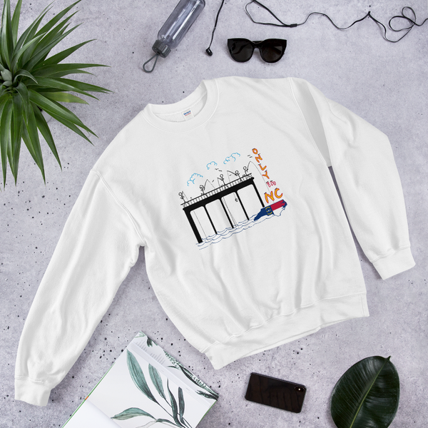 Only in NC, Unisex Heavy Blend Crewneck Sweatshirt