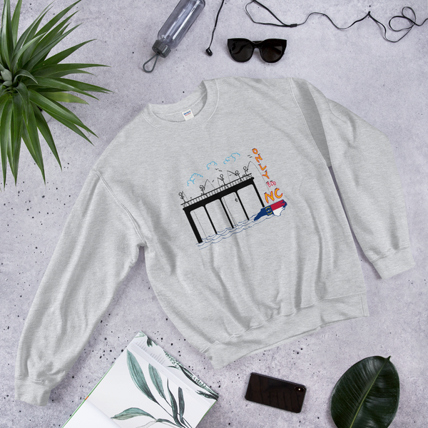 Only in NC, Unisex Heavy Blend Crewneck Sweatshirt