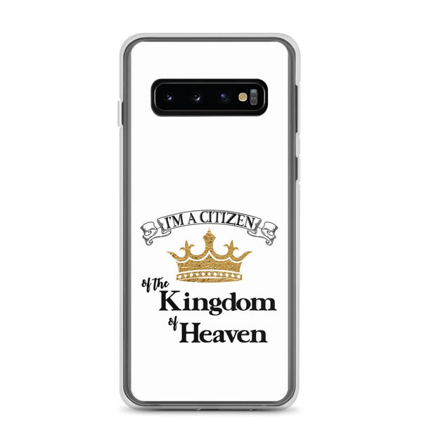 I'm a Citizen, Samsung White Case, Galaxy S10, S10e, S10+, S20, S20+, S20 Ultra_Black-Design