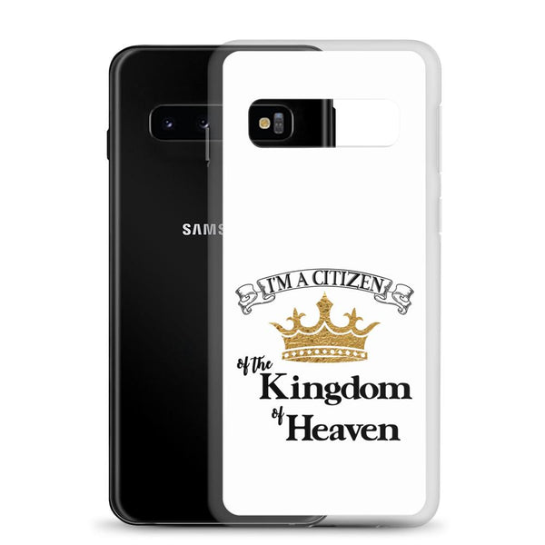 I'm a Citizen, Samsung White Case, Galaxy S10, S10e, S10+, S20, S20+, S20 Ultra_Black-Design