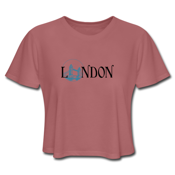 Women's Cropped T-Shirt - dust