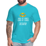King of Kings, Unisex Jersey T-Shirt - turquoise