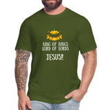 King of Kings, Unisex Jersey T-Shirt - olive