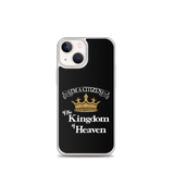 I'm a Citizen, iPhone Black Case - iPhone SE thru iPhone 14 Pro Max-White-Design