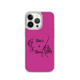 She's a Show Off, iPhone Pink Case_13 & 14 Series