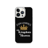 I'm a Citizen, iPhone Black Case - iPhone SE thru iPhone 14 Pro Max-White-Design