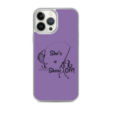 She's a Show Off, iPhone Purple Case_13 & 14 Series