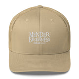 Mender - Embroidered Unisex Adjustable Retro Trucker Hat  | Yupoong 6606 - White Text