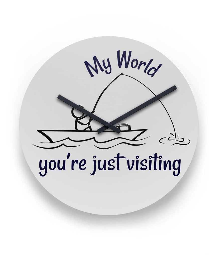 My World, 11" Round Wall Clock