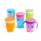 Munchkin Miracle 360 Cup Lids, 4 Count, Colors May Vary