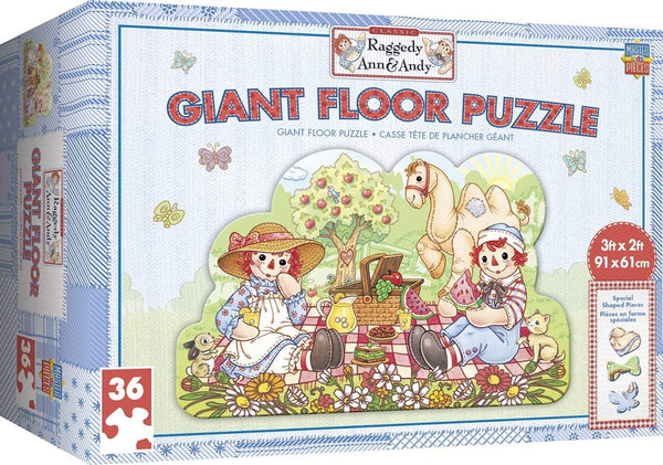 Raggedy Ann & Andy 36 Piece Jigsaw Floor Puzzle