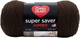 RED HEART 073650016004 Super Saver Jumbo Yarn, 14 Ounce, Various Colors