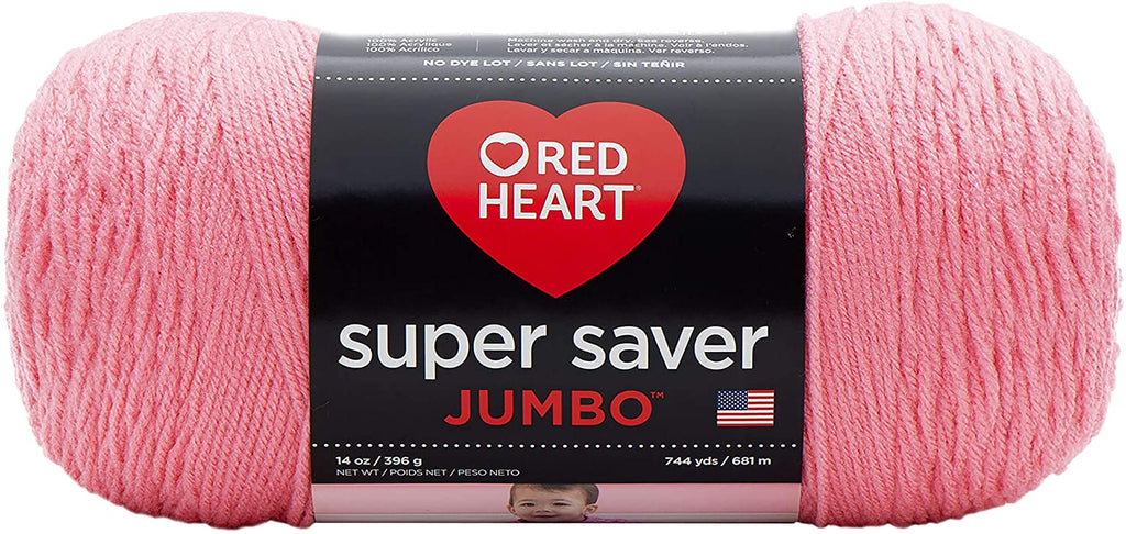 RED HEART Super Saver Jumbo Yarn, 14 Ounce, Various Colors – L & D Novelties