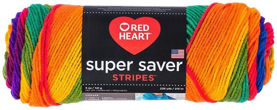 YARN: RED HEART SUPER SAVER STRIPES -FALL 5OZ - Creative Kids