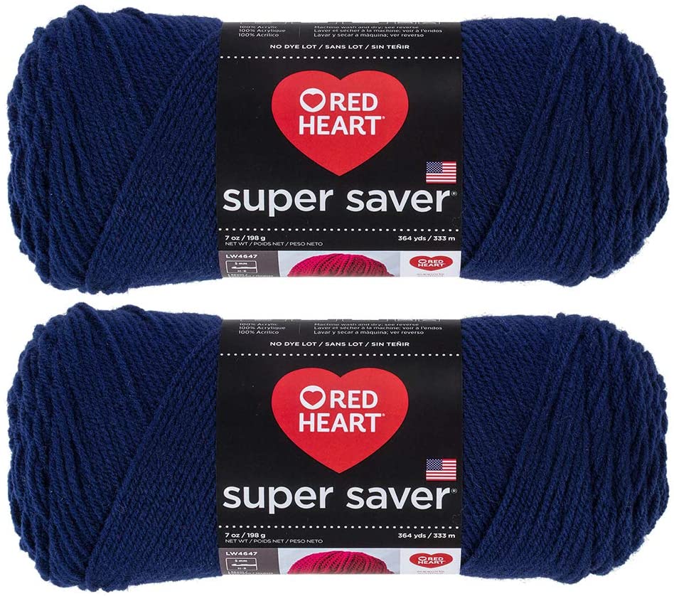 Multipack of 4 - Red Heart Super Saver Jumbo Yarn-Soft White