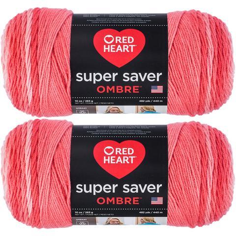 RED HEART Super Saver Yarn, 10 Ounce MultiPacks, Various Colors – L & D  Novelties