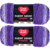 RED HEART Super Saver Ombre Yarn, 10 Ounce MultiPacks, Various Colors