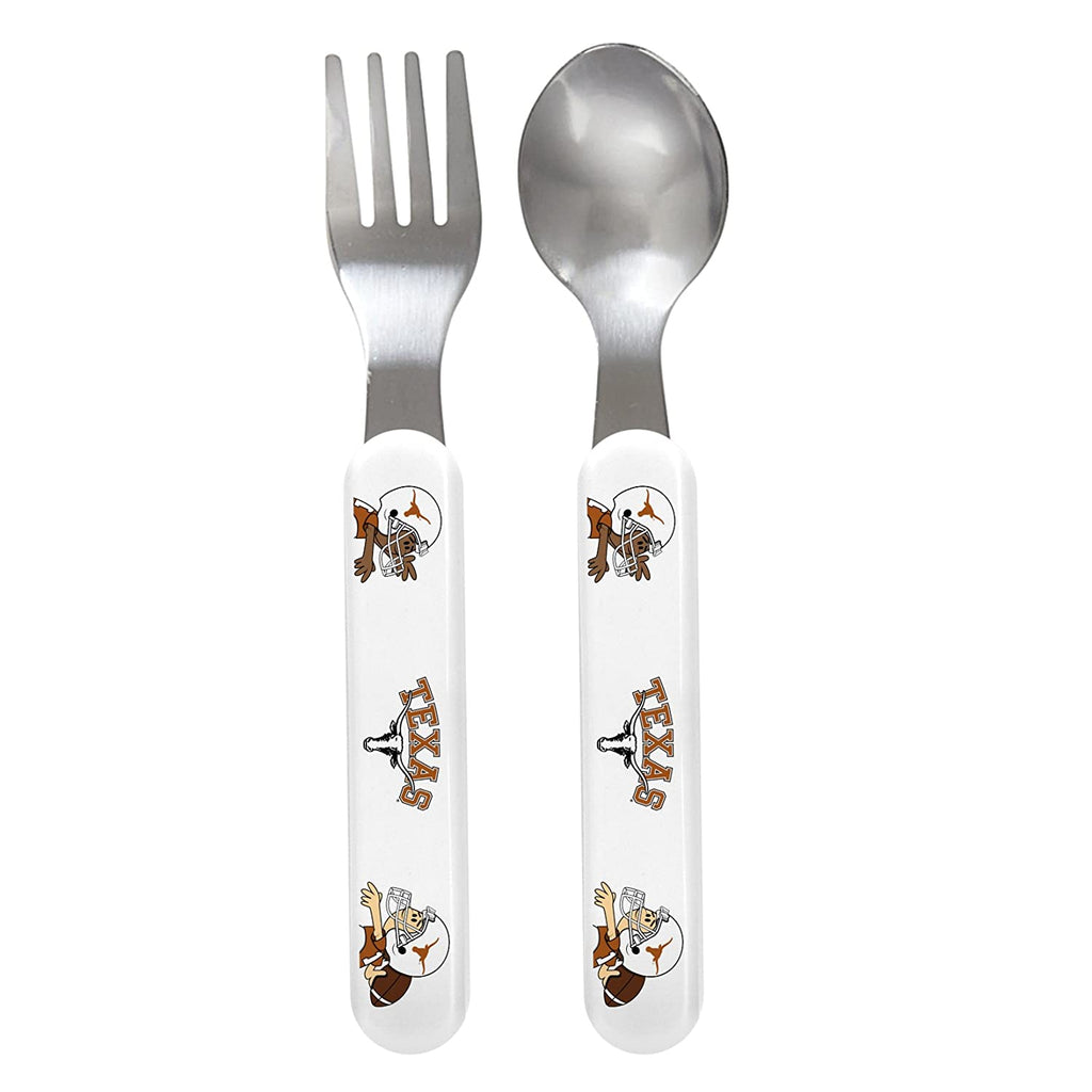 Baby Fanatic Toddler Fork and Spoon Set, University of Texas
