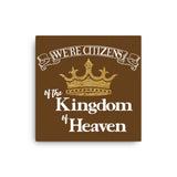 We're Citizens, Canvas Wrap-White Text