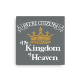 We're Citizens, Canvas Wrap-White Text