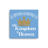 We're Citizens, Canvas Wrap-White Text