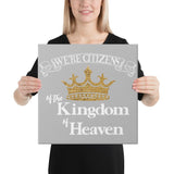 We're Citizens, Canvas Wrap-White Text