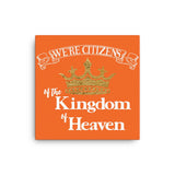 We're Citizens, Canvas Wrap-White Text