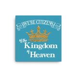 We're Citizens, Canvas Wrap-White Text