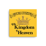 We're Citizens, Canvas Wrap-Black Text