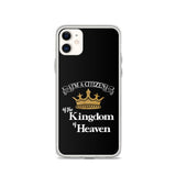 I'm a Citizen, iPhone Black Case - iPhone 7/8, 7Plus/8Plus thru iPhone 12 Pro Max-White-Design