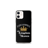 I'm a Citizen, iPhone Black Case - iPhone 7/8, 7Plus/8Plus thru iPhone 12 Pro Max-White-Design