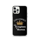 I'm a Citizen, iPhone Black Case - iPhone 7/8, 7Plus/8Plus thru iPhone 12 Pro Max-White-Design