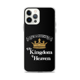 I'm a Citizen, iPhone Black Case - iPhone 7/8, 7Plus/8Plus thru iPhone 12 Pro Max-White-Design