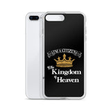 I'm a Citizen, iPhone Black Case - iPhone 7/8, 7Plus/8Plus thru iPhone 12 Pro Max-White-Design
