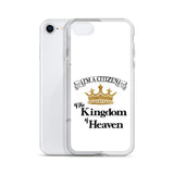I'm a Citizen, iPhone White Case - iPhone 7/8, 7Plus/8Plus thru iPhone 12 Pro Max, Black-Design