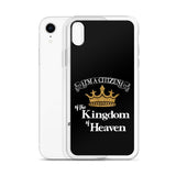 I'm a Citizen, iPhone Black Case - iPhone 7/8, 7Plus/8Plus thru iPhone 12 Pro Max-White-Design