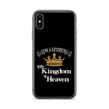 I'm a Citizen, iPhone Black Case - iPhone 7/8, 7Plus/8Plus thru iPhone 12 Pro Max-White-Design