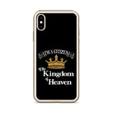 I'm a Citizen, iPhone Black Case - iPhone 7/8, 7Plus/8Plus thru iPhone 12 Pro Max-White-Design