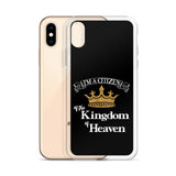 I'm a Citizen, iPhone Black Case - iPhone 7/8, 7Plus/8Plus thru iPhone 12 Pro Max-White-Design