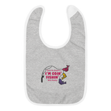 Pack My Diapers, Embroidered Baby Bib-Girl