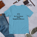 We Are Citizens, Unisex Adult Short-Sleeve T-Shirt-Black Text