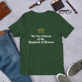 We Are Citizens, Unisex Adult Short-Sleeve T-Shirt-White Text