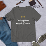 We Are Citizens, Unisex Adult Short-Sleeve T-Shirt-White Text