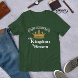 I'm a Citizen, Unisex Adult Short-Sleeve T-Shirt-White Text