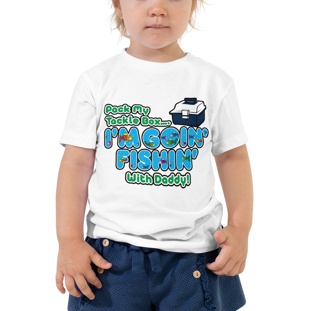 Pack My Tackle Box, 5T Toddler Short Sleeve Tee (Boy)